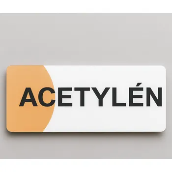 Traiva s.r.o. Acetylén Verze: Samolepka 190 x 90 mm tl. 0.1 mm - Kód: 02408