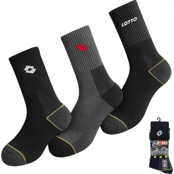 Pánské ponožky Y9076 ponožky Pánské ponožky Lotto JOB 3-BALENÍ 3 páry 43-46