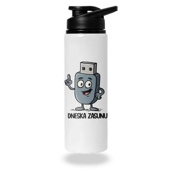 Láhev Bastard Dneska zasunu lahev na vodu White