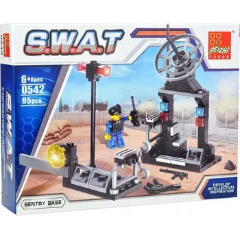 ostatní stavebnice Stavebnice 95 dílků S.W.A.T - strážní základna