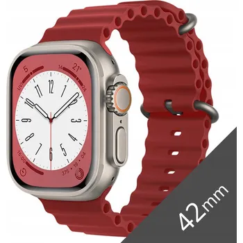 Moto bunda Červený řemínek Techsuit pro Apple