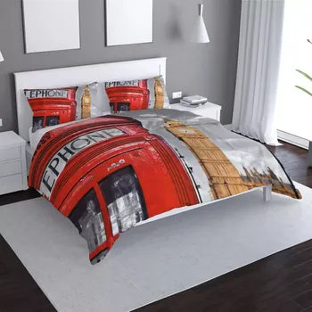 Povlečení Sablio Povlečení Londýn 3 - 140x200 / 90x70