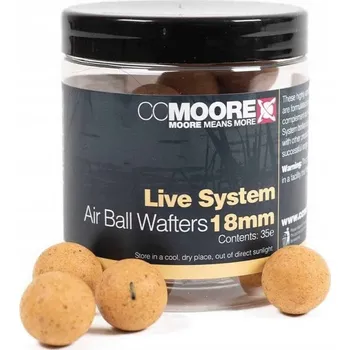 Boilies KULIČKY CC Moore LIVE SYSTEM AIR BALL WAFTERS 18MM