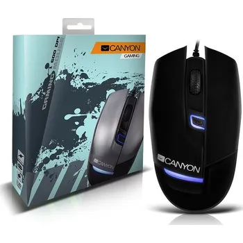 Myš OPTICKÁ MYŠ DRÁTOVÁ HERNÍ ČERNÁ CANYON CNS-SGM4B