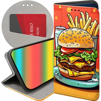 Pouzdro na mobilní telefon Hello Case pro realme 8 vícebarevné flipové Pouzdro