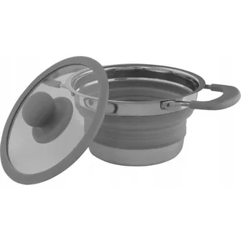 Hrnec Skládací turistický hrnec s pokličkou EuroTrail