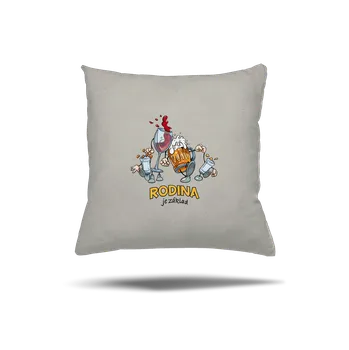 Polštář Bastard Rodina je základ polštář Stracciatella