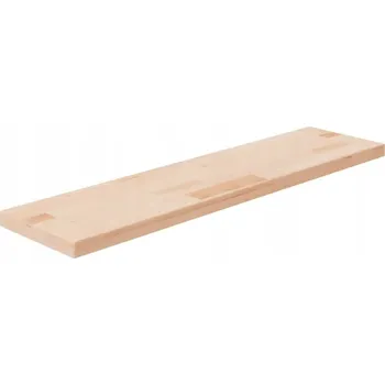 Konferenční stolek Dřevěná police VidaXL 20 x 80 cm černá