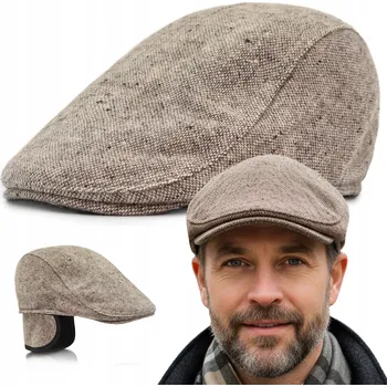 Čepice Pako Jeans bekovka muž béžová velikost 57