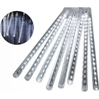 Vánoční dekorace SVĚTELNÝ ZÁVĚS LED Rampouchy Meteory 50cm Padající Sníh Vánoční Osvětlení