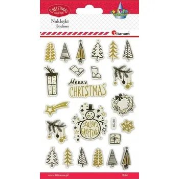 samolepka Konvexní Samolepky (puffy) Titanum 23 ks