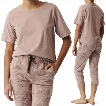 Dámské pyžamo Dámské pyžamo 3/4 rukáv 100% BAVLNA jarní letní ATLANTIC NLP-488 - S