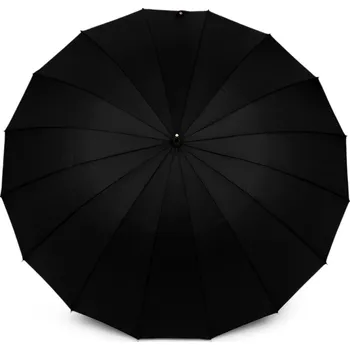 Deštník Dámský vystřelovací deštník, střední, 8 černá