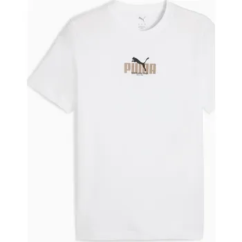 PUMA PÁNSKÉ TRIČKO GRAPHIC BÍLÉ vel.XXL