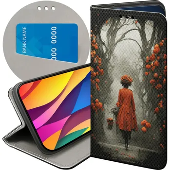 Pouzdro na mobilní telefon Pouzdro s klopou Hello Case pro Oppo A91, oranžové