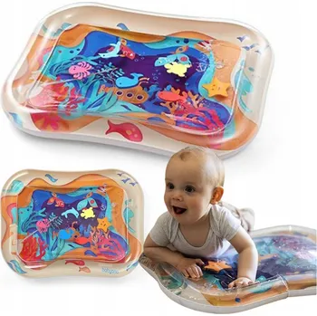 Hračka pro nejmenší SENZORICKÁ NAFUKOVACÍ NAFUKOVACÍ PODLOŽKA PRO MIMINKA XXL