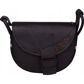 Kabelka Słoń Torbalski kabelka kožená kabelka přes rameno taška černá