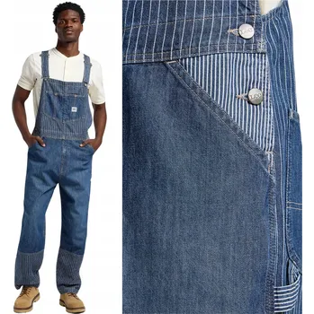 Pánské džíny Lee SLOUCHY BIB Fuller Springs pánské džínové lacláče M