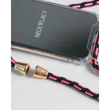 Pouzdro na mobilní telefon Zadní Kryt NECKLACY pro Apple iPhone XS Max bezbarvý
