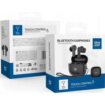 Sluchátka Blue Star bezdrátová stereo sluchátka TWS BK31 černá