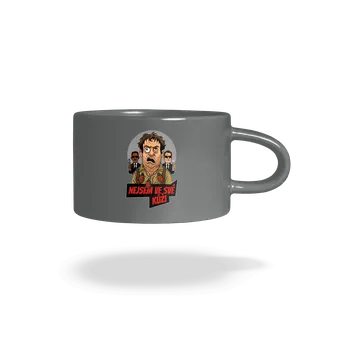 Bastard Nejsem ve své kůži hrnek makronka Grey Macaron