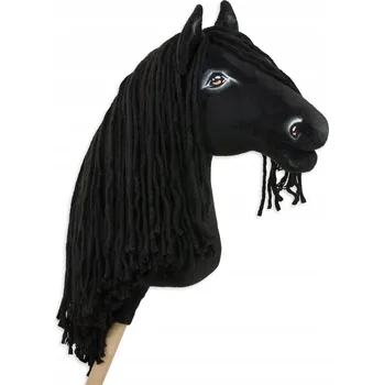 Hobby horsing Hobby Horse Velký kůň na tyči Premium - Fríský kůň A3 Super Hobby Ho