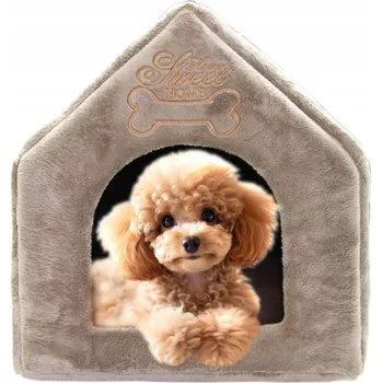 Pelíšek pro psa Domeček Bouda pelíšek potah pro psa jorkšíra, maltézáčka, pudla