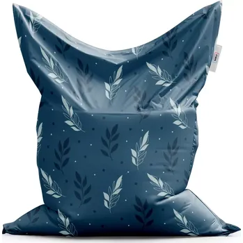 Sedací pytel Sablio Sedací vak Classic Modré klásky - 150x100 cm