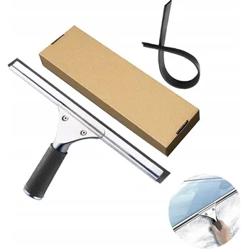 Vysavač na okno Čistič oken, stěrka na okna, škrabka 35 cm 1 ks + gumová lišta 2 ks
