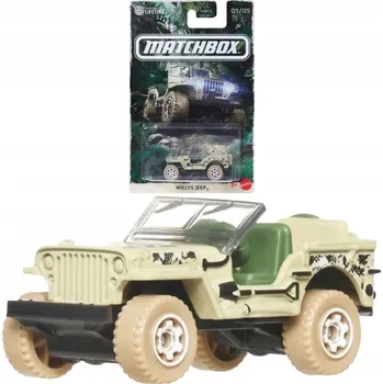 autíčko Autíčko Matchbox Adventure Guides Series Willys Jeep JCG62