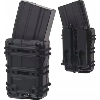 Airsoft Pouzdro na zásobník 5,56 mm FMA SMC MOLLE Polymerové Černé