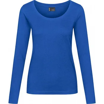 Dámské tričko EXCD by Promodoro Dámské tričko s dlouhým rukávem odolné proti žmolkování Barva: modrá kobaltová, Velikost: M CD4095