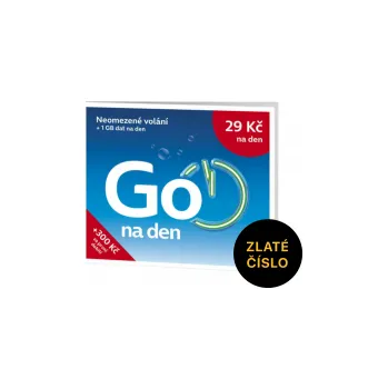 Sběratelská karetní hra 728 989 949 O2 SIM karta, Zlaté číslo