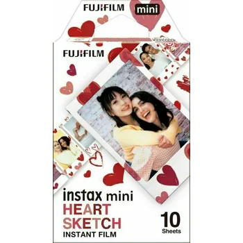 Fotopapír Fujifilm Instax Mini Hearts Srdce 10 ks Fotopapír