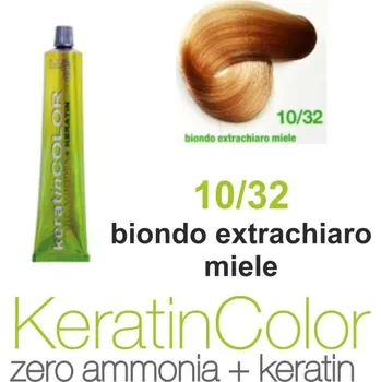 Barva na vlasy BBcos barva na vlasy s keratinem Keratin Color 10/32 100 ml