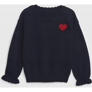 Dívčí svetr GAP dětský svetr modrý bavlna velikost 98