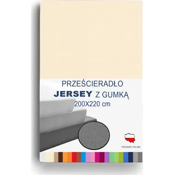 Prostěradlo Prostěradlo JERSEY s gumou 220x200 SILNÉ, POLSKÝ VÝROBEK KONEY