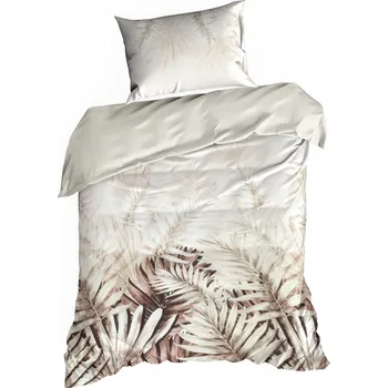 Povlečení BAVLNĚNÉ SADA POVLEČENÍ NESSA 220 X 200 CM BÍLÉ