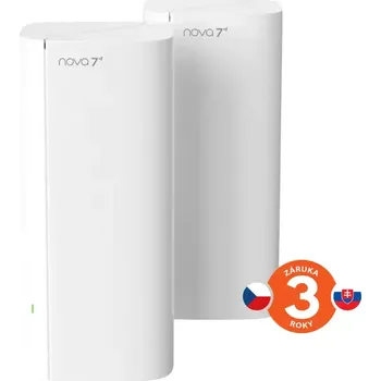 Tenda Nova EE3 Pro (2-pack) WiFi7 BE3600 Mesh Gigabit system, 6x GLAN/GWAN, WPA3, VPN, CZ app