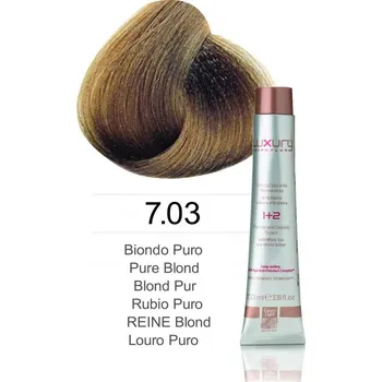 Barva na vlasy Green Light barva na vlasy Luxury 7.03 100 ml