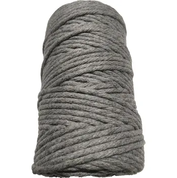Nit Šňůra pletená bavlněná barva šedá 40 m
