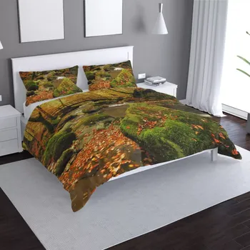 Povlečení Sablio Povlečení Most v lese - 140x220 / 90x70