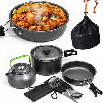 Hrnec Sada hrnců pro turistické nádobí survival