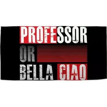 Osuška Sablio Ručník La Casa de Papel Professor or Bella Ciao motiv 3 - 30x50 cm