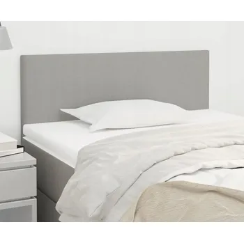 VidaXL Čelo postele, světle šedé, 100x5x78/88 cm