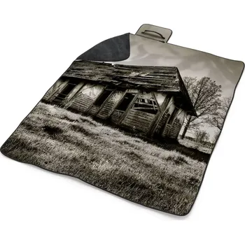 deka Sablio Plážová deka Starý dům: 200x140 cm