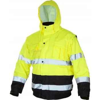 Moto bunda Bunda ART.MAS KURTKA FLASH SHORT-B YELLOW velikost L