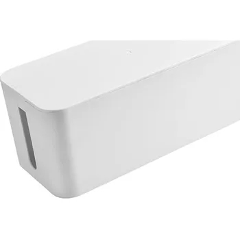 AG963A BÍLÝ ORGANIZÉR / BOX NA KABELY A LIŠTY