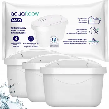 Filtrace vody Vodní filtr AquaFloow Maxi do filtračních konvic - 3 kusy