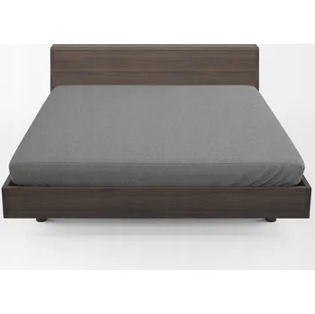 Prostěradlo Froté prostěradlo s gumou 90x200 POLSKÝ VÝROBEK ŠEDÉ KONEY